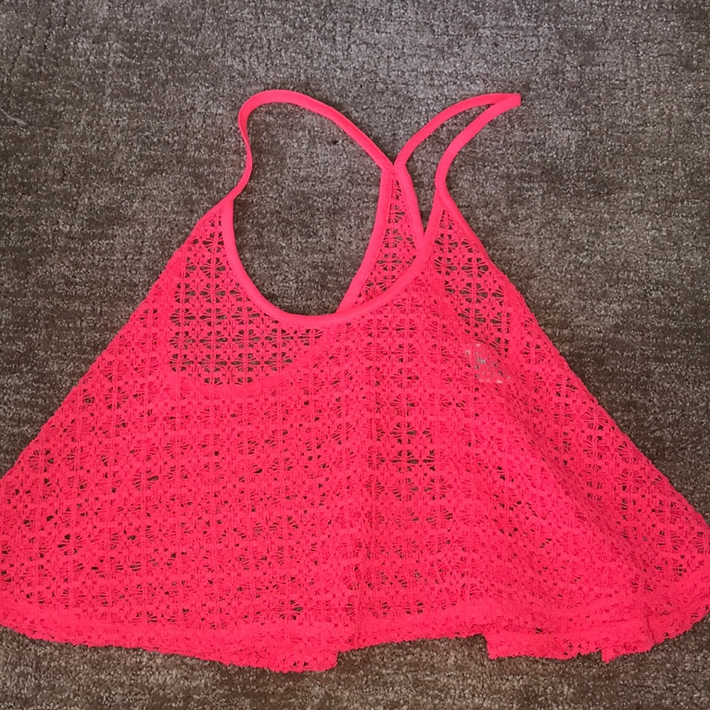 Hot pink tank top